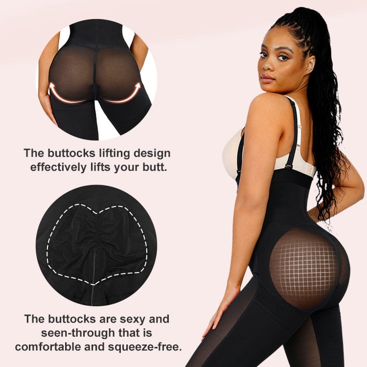 Latex Open-Bust Tummy Control Shapewear 3