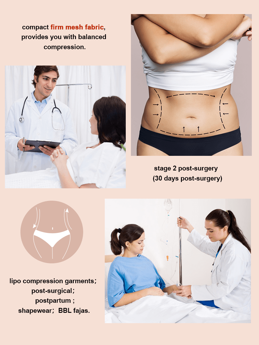Post-Surgery Chest Wrap Full Body Shapewear 3