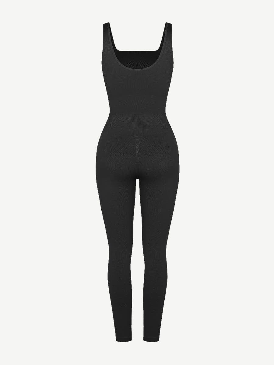 Square Neck U-Back Shaping Jumpsuit 11