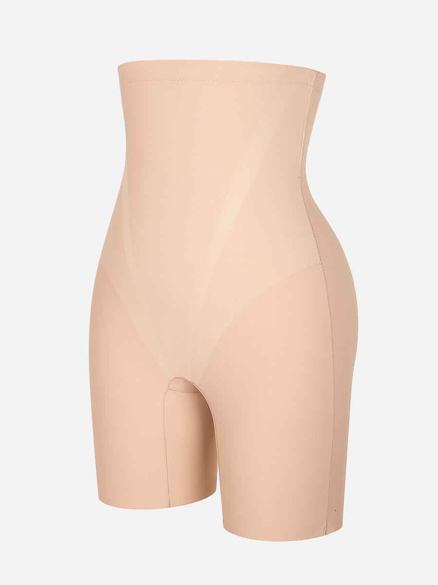 Seamless Shapewear Shorts With Butt Lifter 14