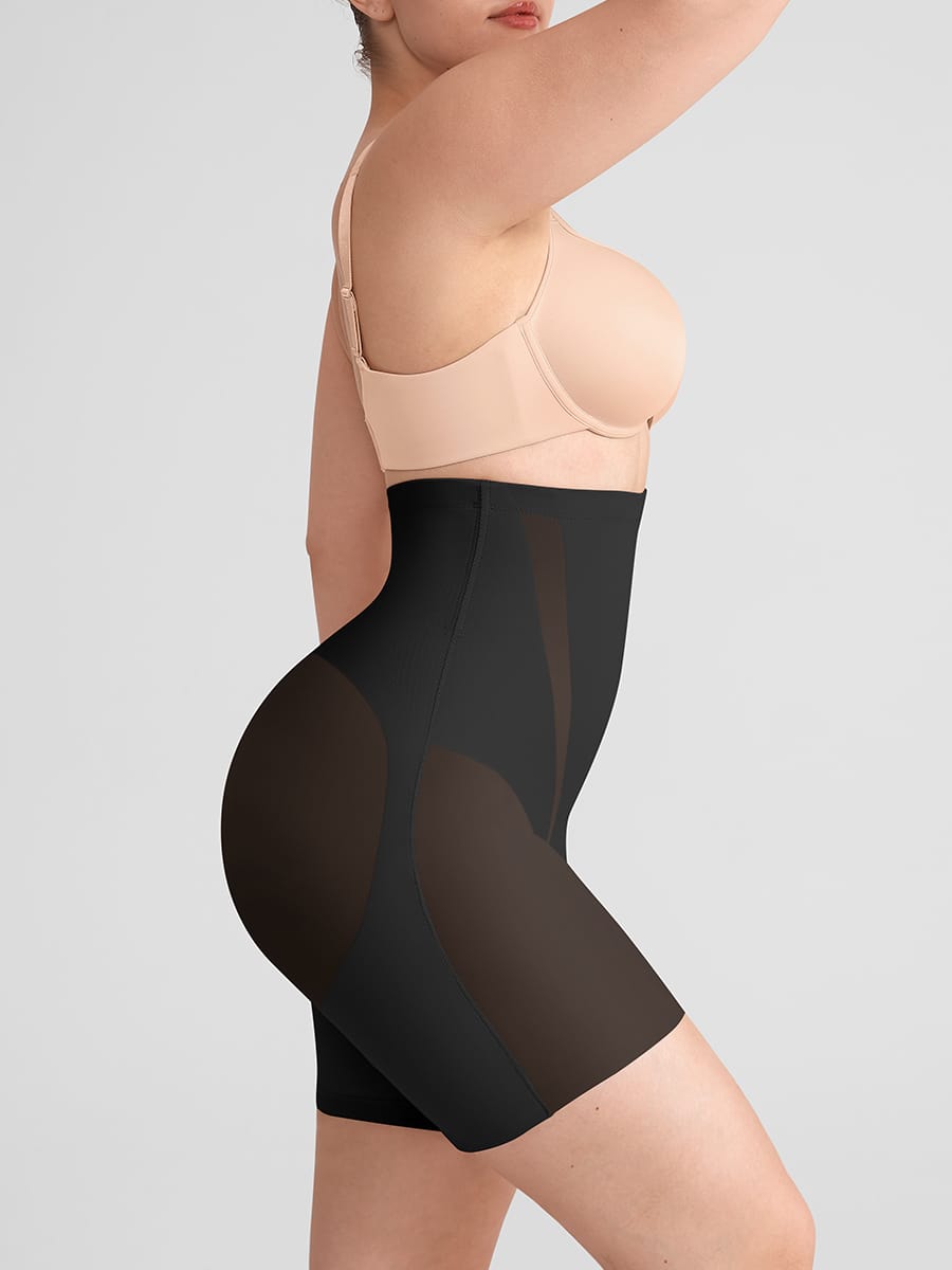 Seamless Shapewear Shorts With Butt Lifter 19