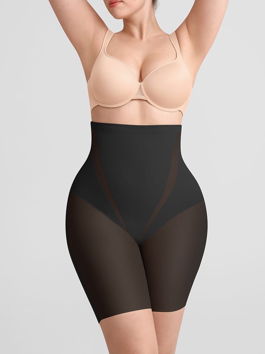 Seamless Shapewear Shorts With Butt Lifter 18
