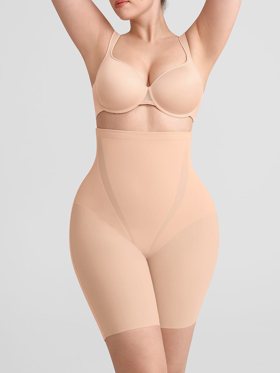 Seamless Shapewear Shorts With Butt Lifter 10