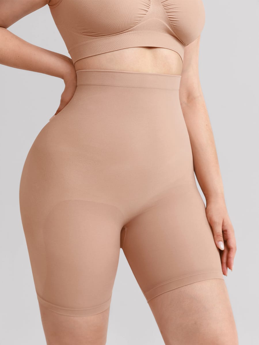 Seamless High-Waist Boyshort Shapewear 1