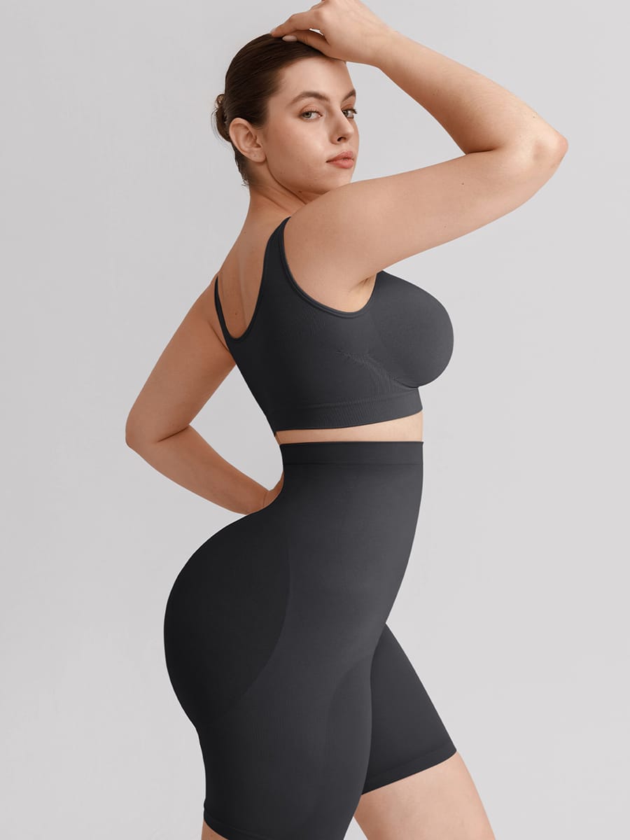 Seamless High-Waist Boyshort Shapewear 11