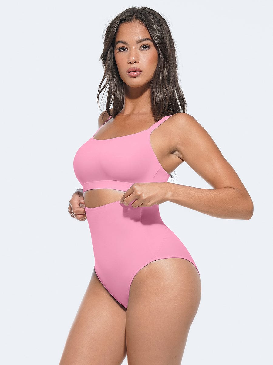 High-Waist Antibacterial Shaping Panties Black 7