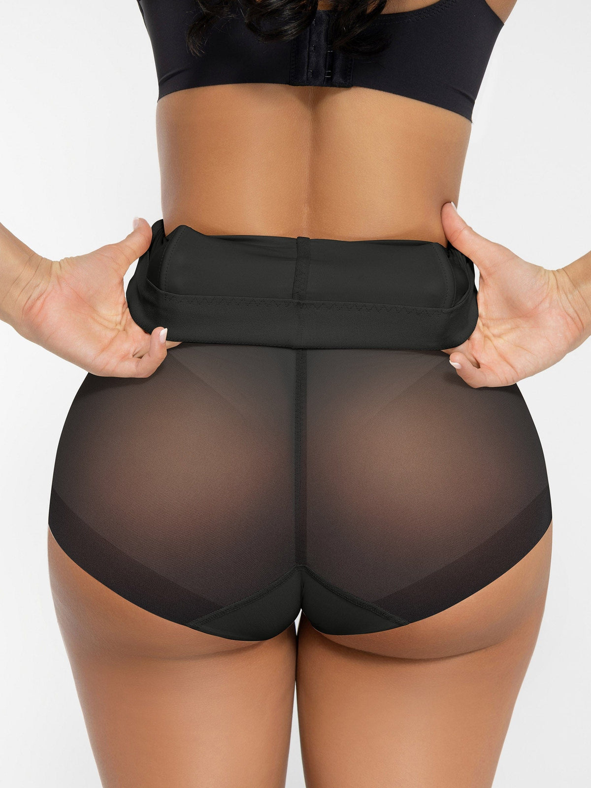 High-Waisted Tummy Control Brief Black 2