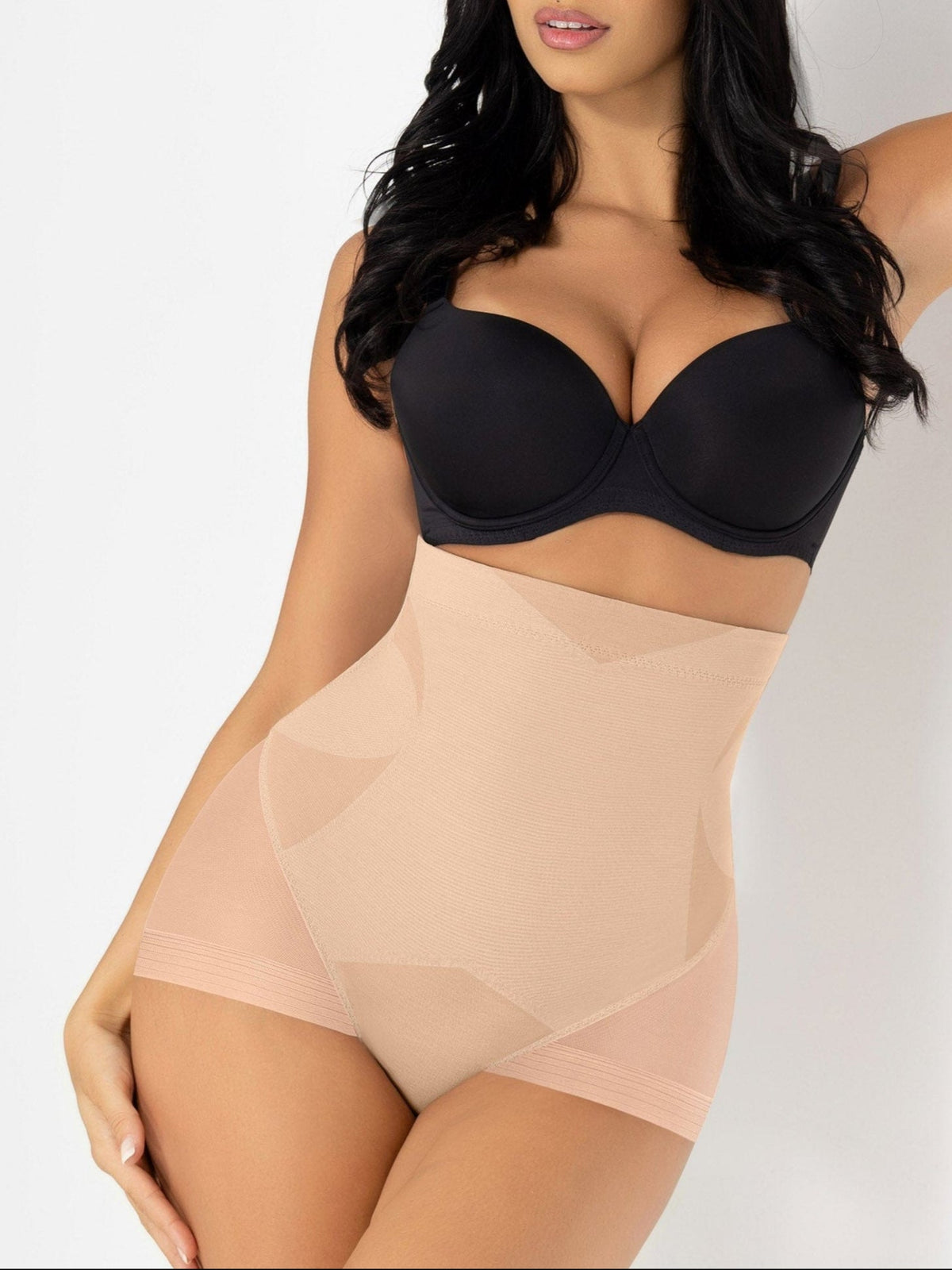 High-Waisted Tummy Control Brief Nude 6