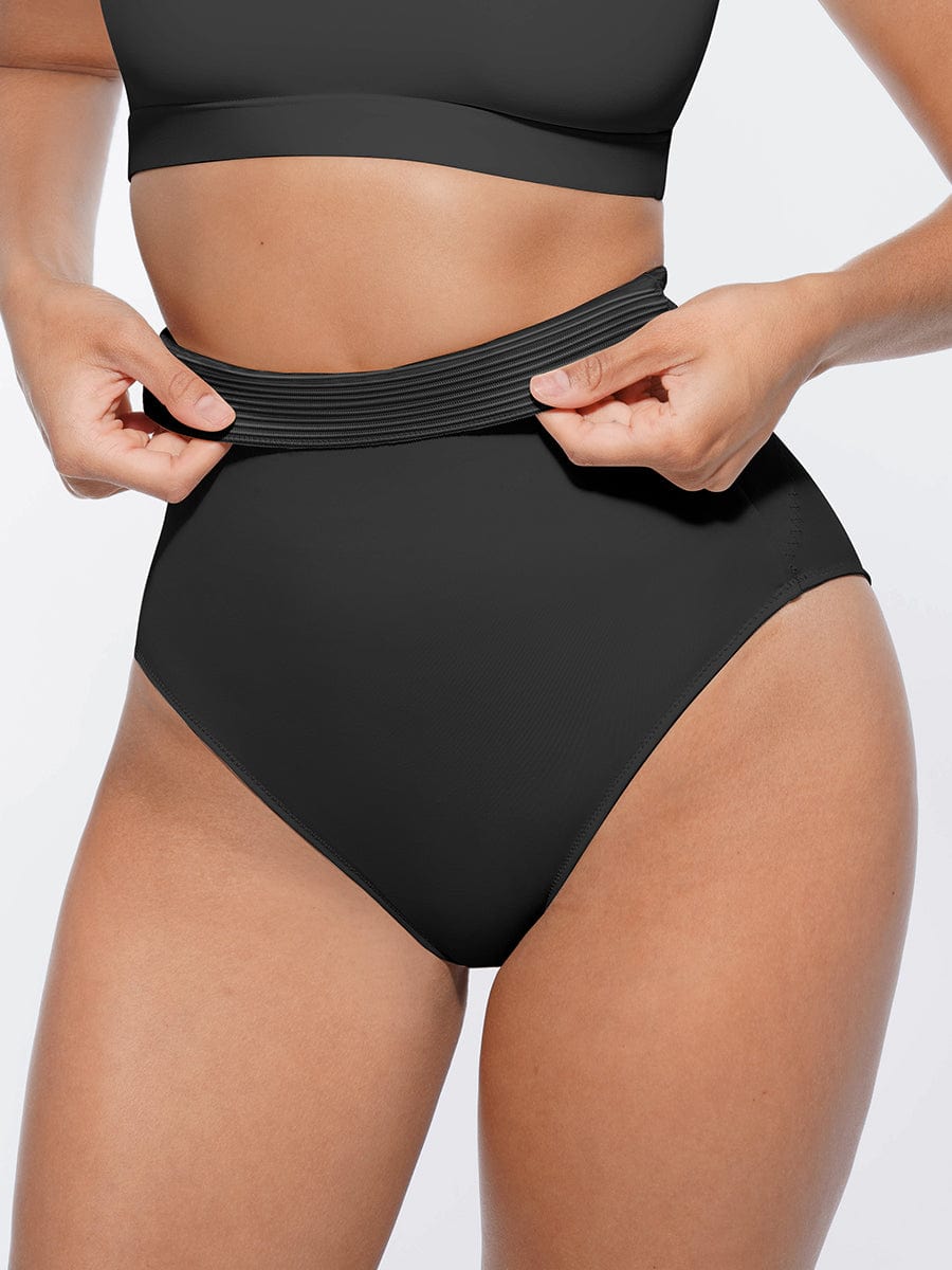 High-Waist Antibacterial Shaping Panties Pink 7