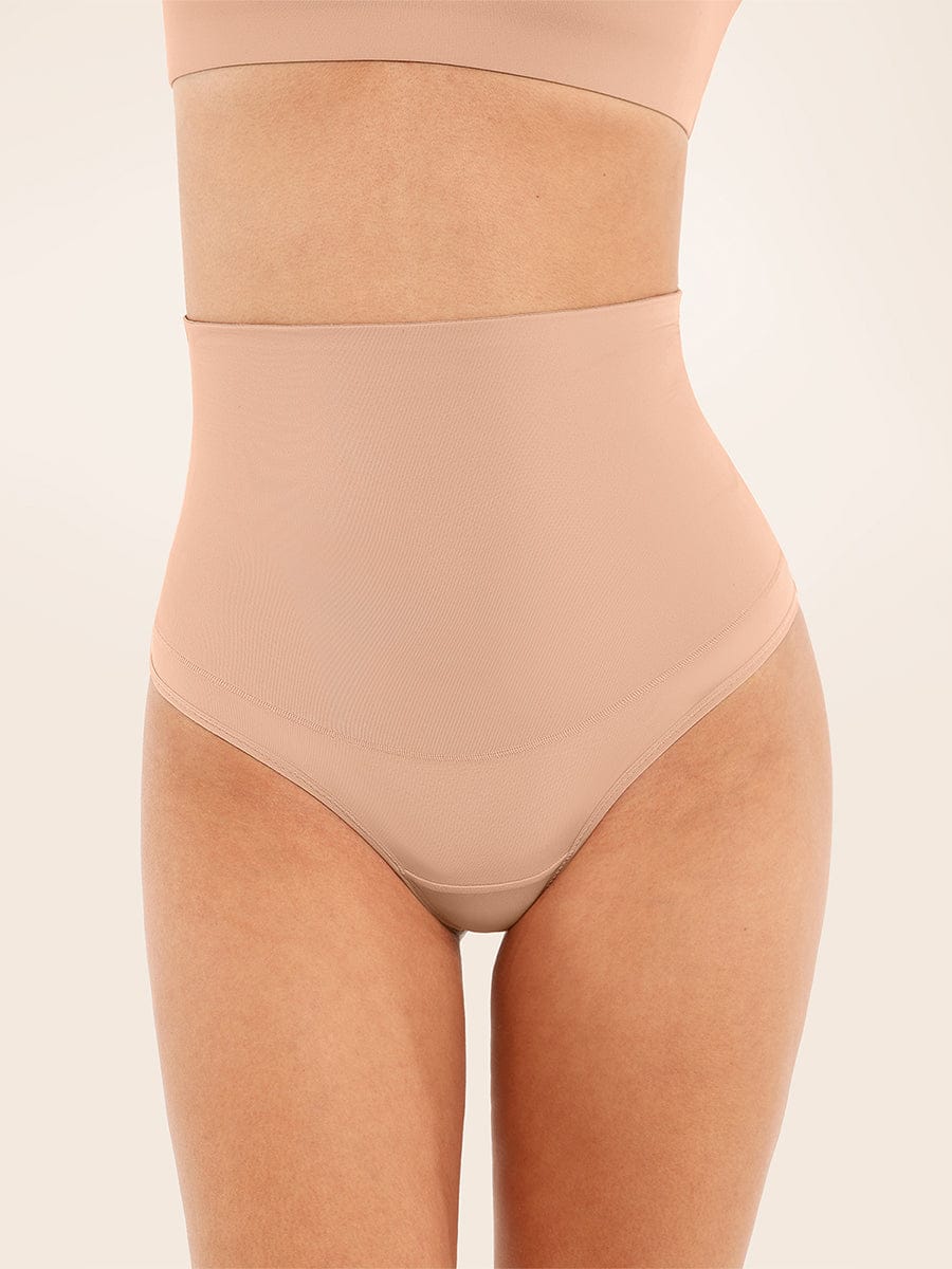 High-Waist Tummy Control Thong Panties 7