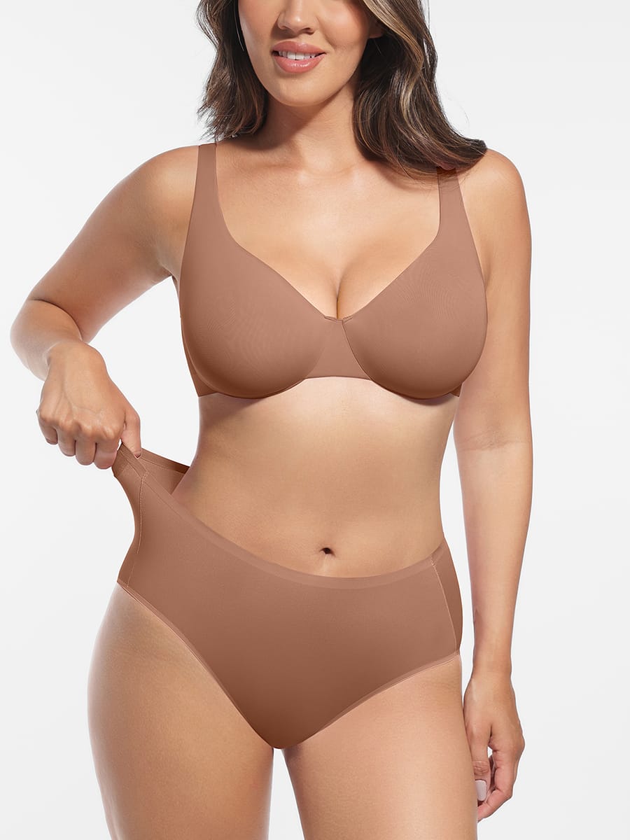 Cloud-Soft Mid-Waist Shaping Panties 1