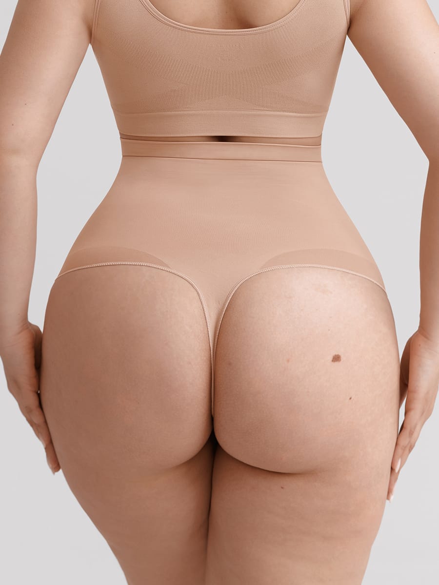 High-Waist Seamless Tummy Control Thong 2