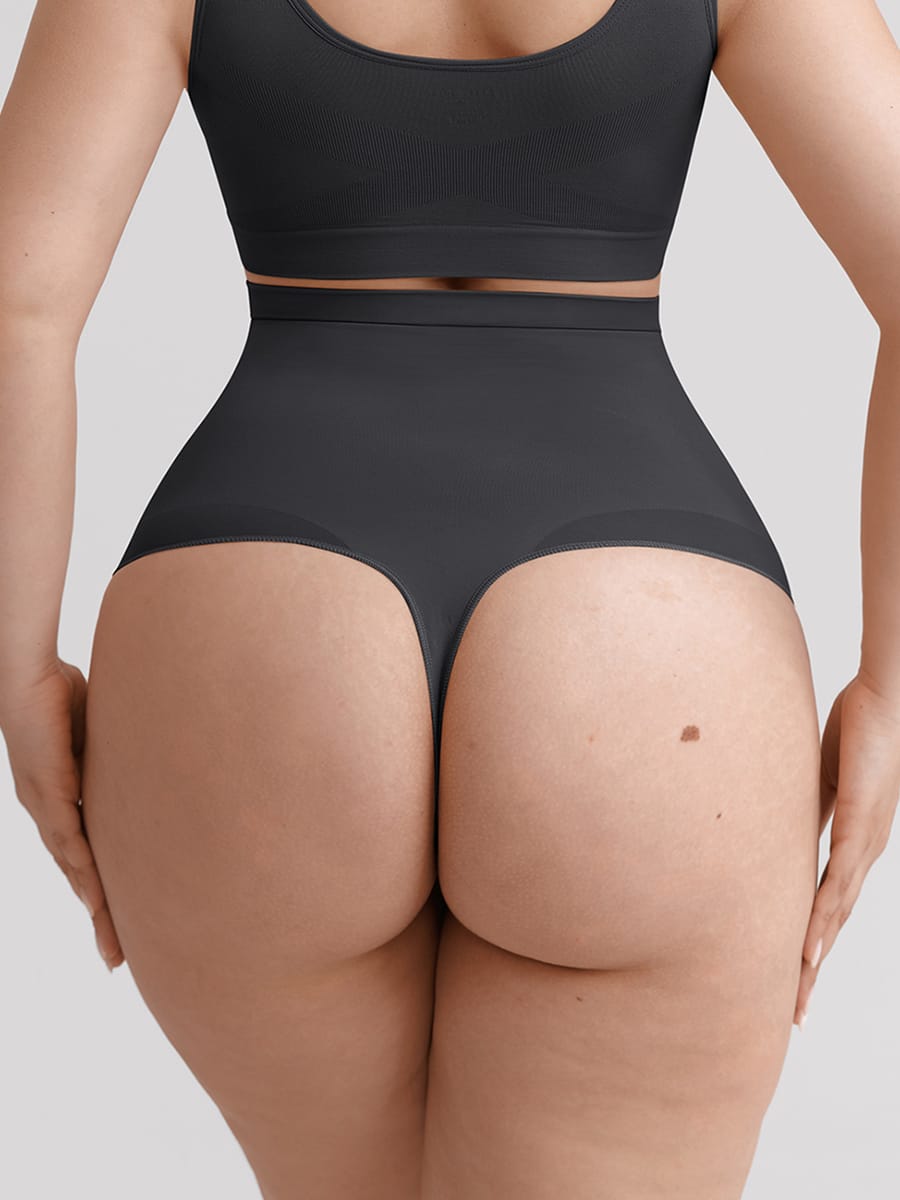 High-Waist Seamless Tummy Control Thong 5