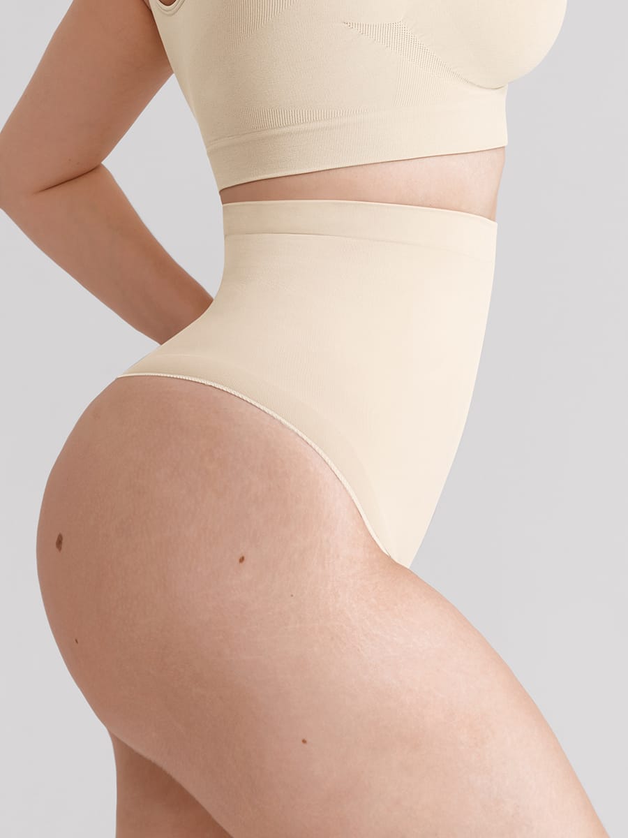 High-Waist Seamless Tummy Control Thong 9