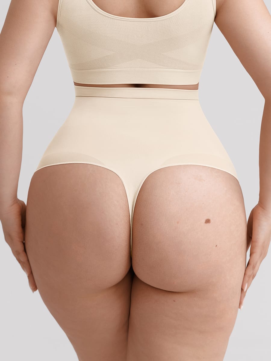 High-Waist Seamless Tummy Control Thong 8
