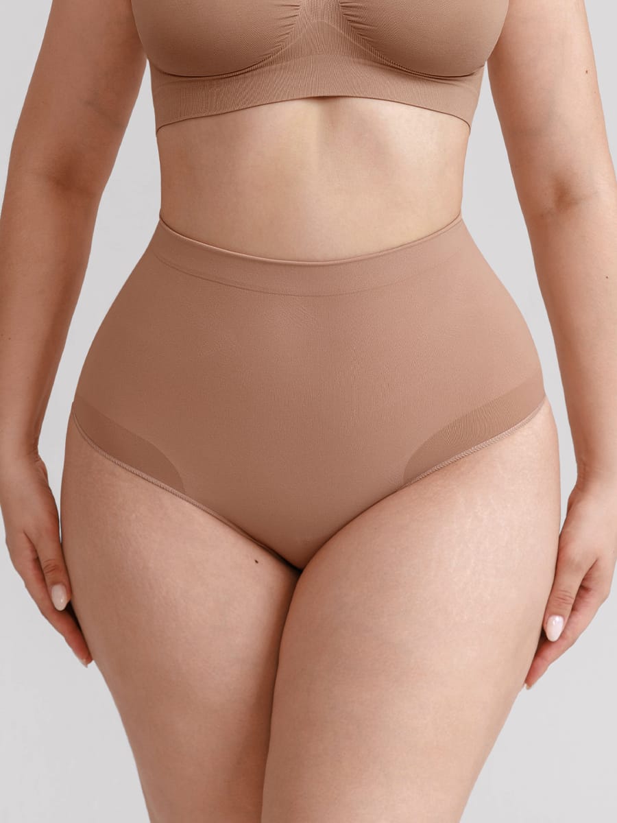 Seamless High-Waist Tummy Control Briefs 1