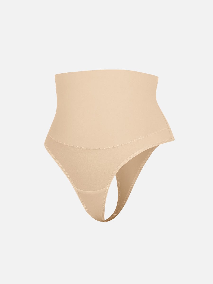 High-Waist Tummy Control Thong Panties 2
