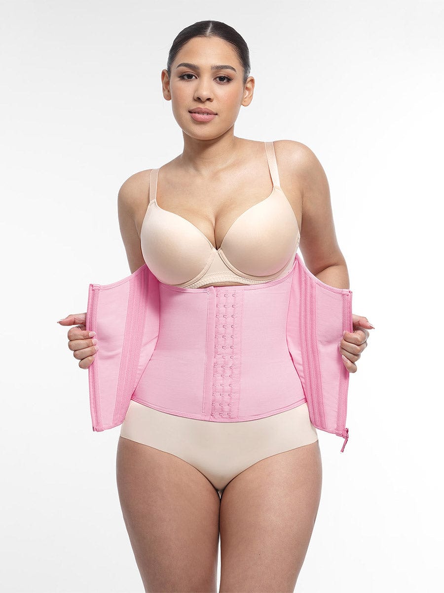 15 Steel Bone Waist Trainer Vest Light Skin 6