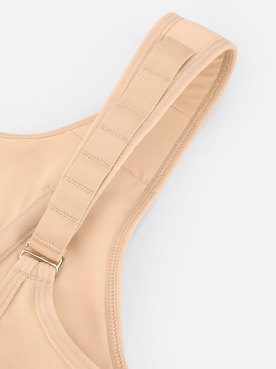 Steel-Boned Waist Cincher Tank Top Nude 6