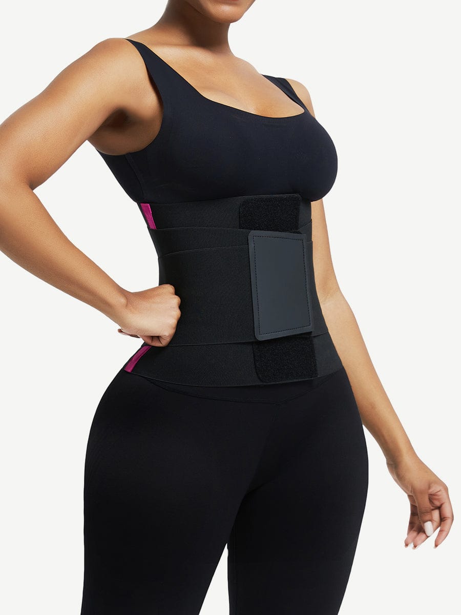 Sauna Waist Trainer With 5 Steel Bones Leopard Brown 4