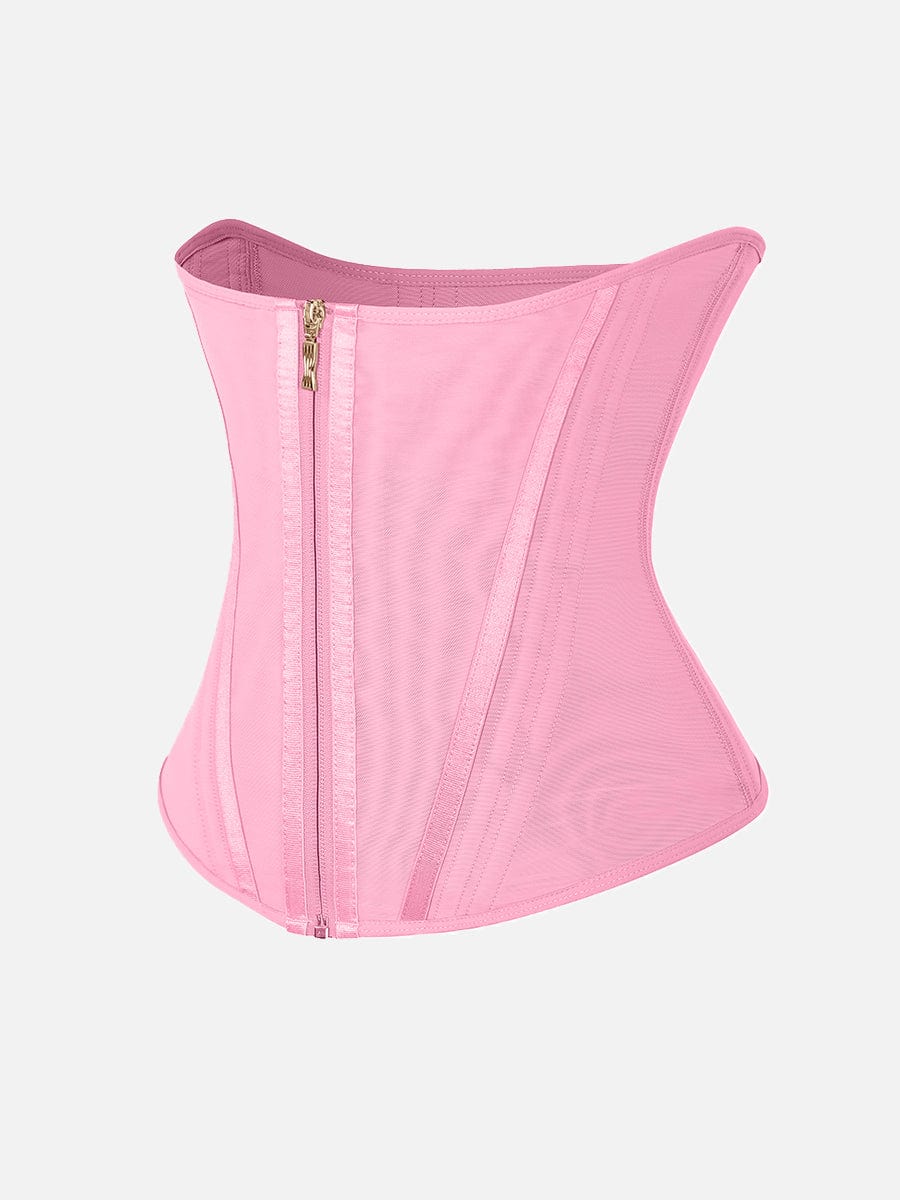 15 Steel Bone Waist Trainer Vest Black 1