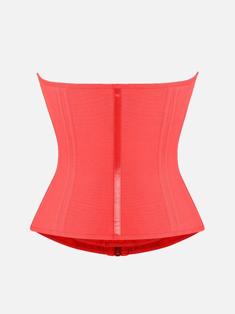 15 Steel Bone Waist Trainer Vest Red 6