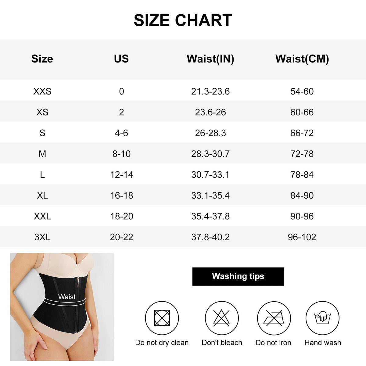 15 Steel Bone Waist Trainer Vest 14